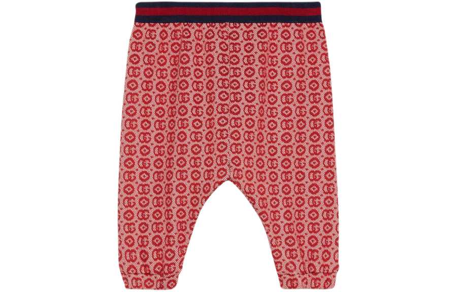 GUCCI Full Length Pants SS24 Red Infant And Toddler