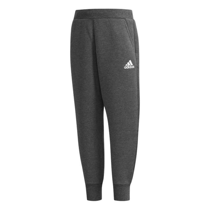 Adidas Adidas Knitted Sweatpants Dark Heather Gray/White Teenagers
