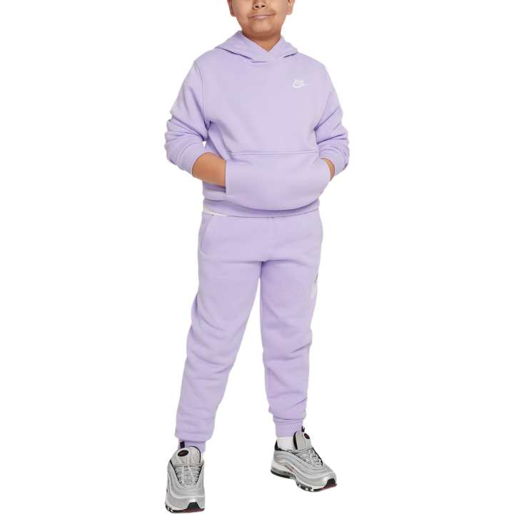 Nike Nike Club Knitted Sweatpants Hydrangea/White/Dawn Teenagers