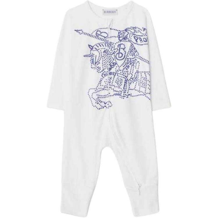 Burberry Jumpsuit White Infant And Toddler
