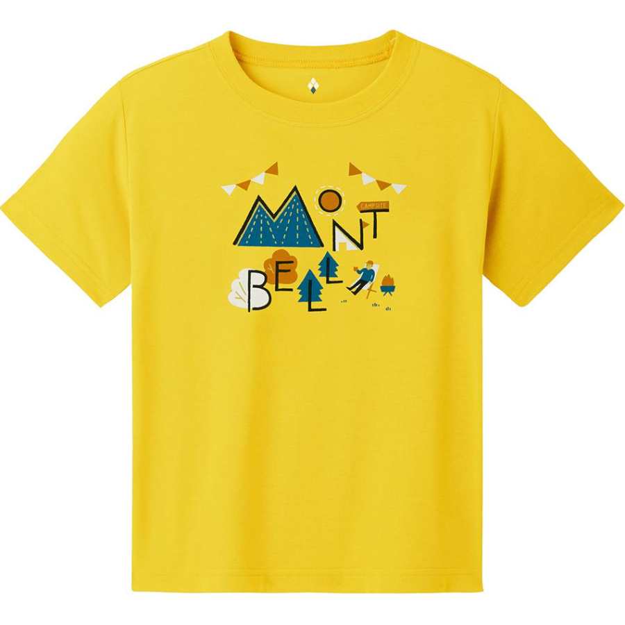 MONTBELL Kids T Shirts Crew Neck Moderate