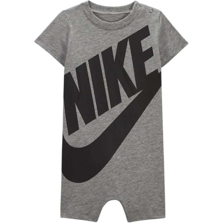 Nike Nike Kids Matching Sets Baby 0–12M Romper Dark Gray/Black Infant And Toddler