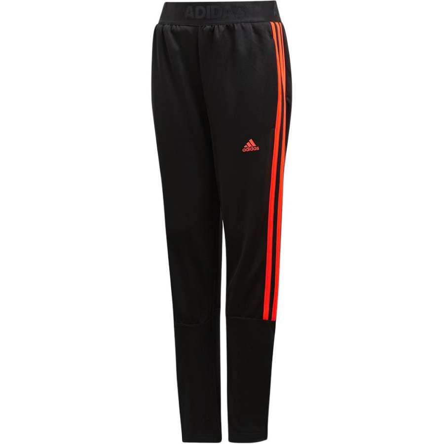Adidas Adidas Knitted Sweatpants Black/Orange Teenagers