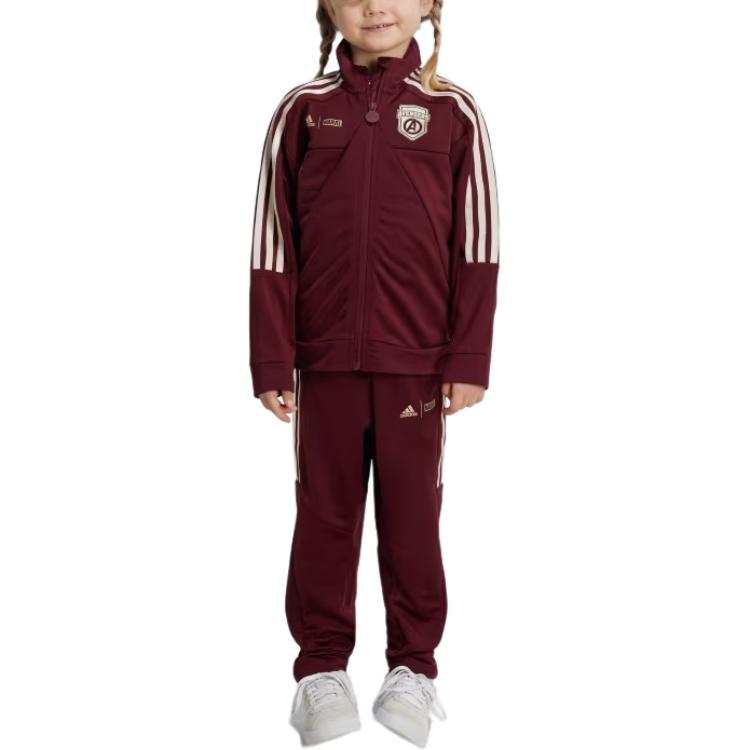 Adidas Adidas Casual Sportswear Dark Shadow Red/Amazing Gold Children Aged 3 7 Years Old