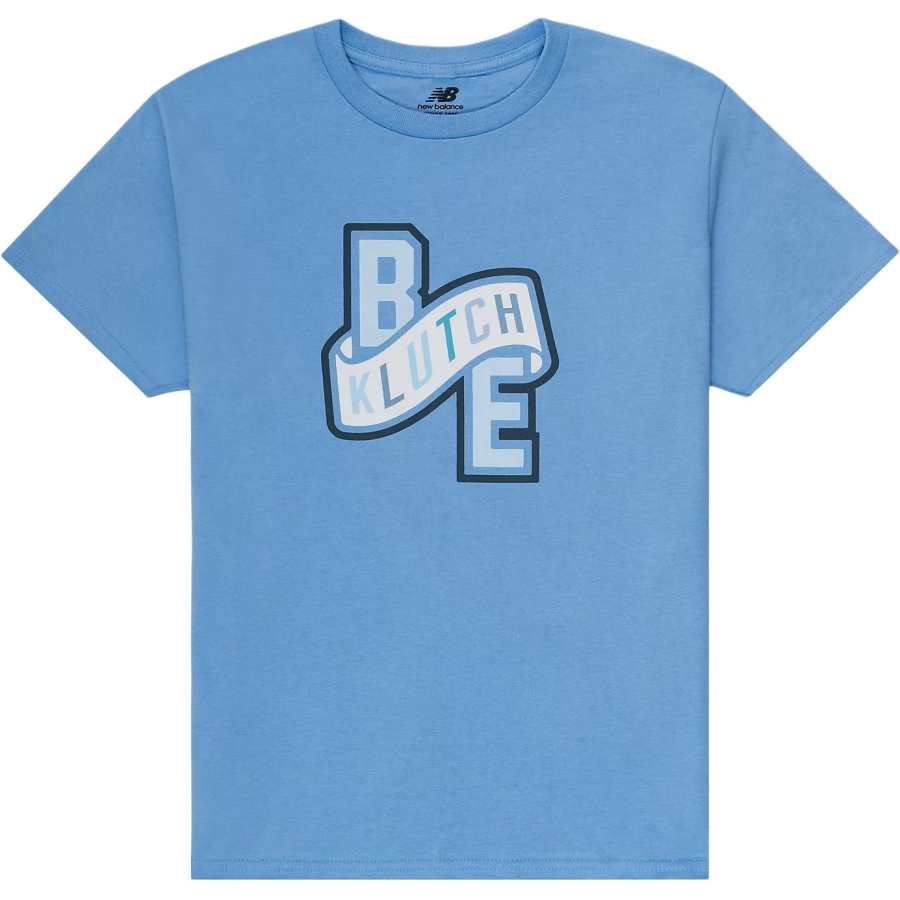 New Balance New Balance x Klutch Graphic T Shirt Coastal Blue Teenagers