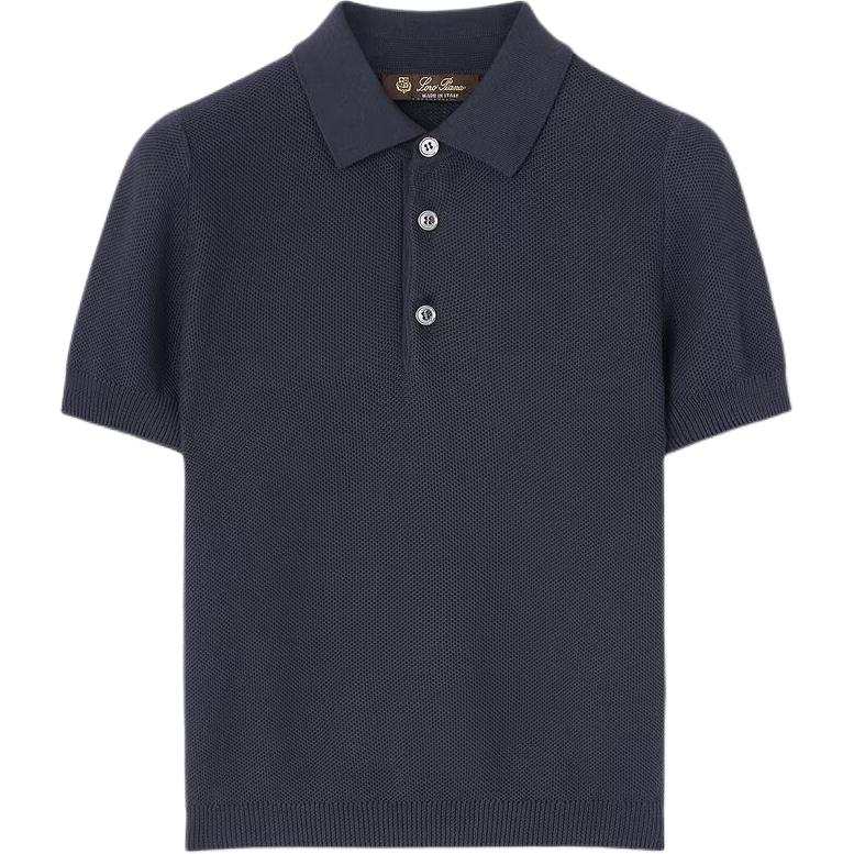Loro Piana T Shirt SS25 Crown Blue Kids'