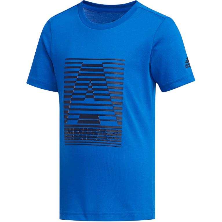 Adidas Adidas T Shirt Blue Children Aged 3 7 Years Old