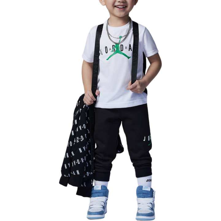 Jordan Jordan Knitted Sweatpants SustainableJumpman Black/White Infant And Toddler