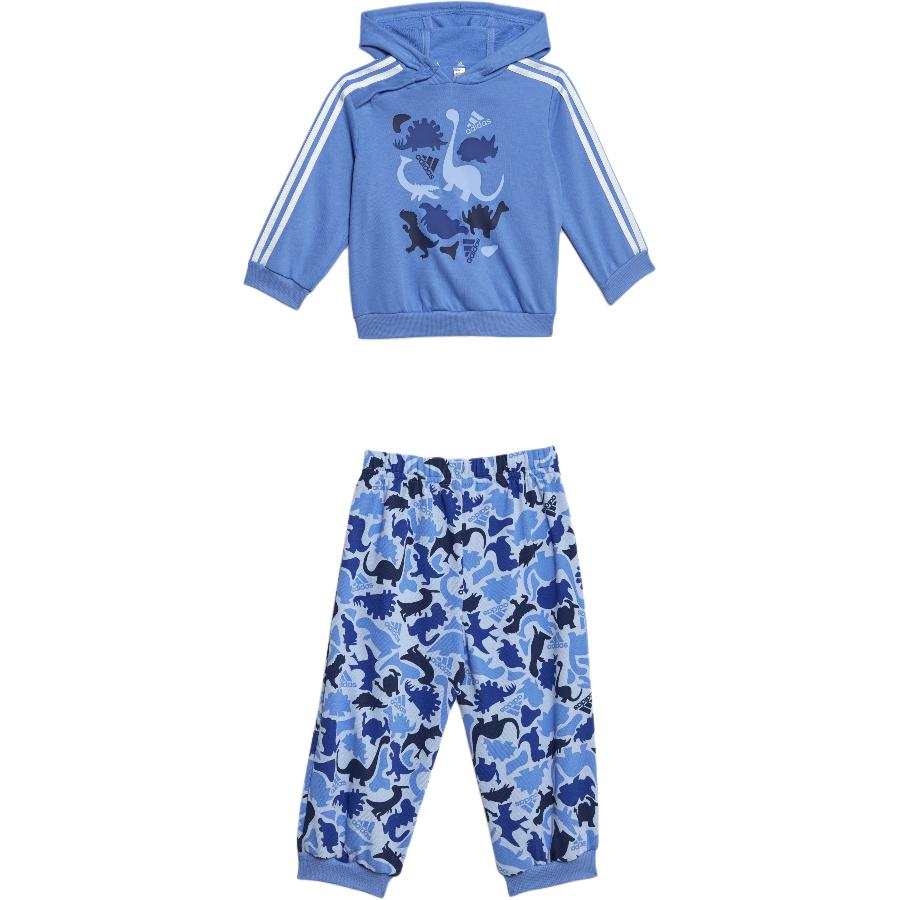 Adidas Adidas Kids Matching Sets ALLOVER PRINT Blue Fusion/White Infant And Toddler