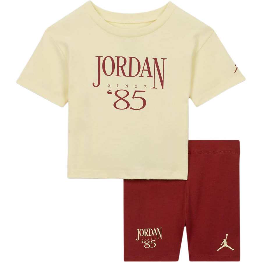 Jordan Jordan Kids Matching Sets Brooklyn Sand Dune Red Infant And Toddler