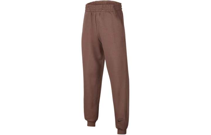 Nike Nike Sportswear Icon Fleece EasyOn Solid Color Elastic Loose Fit Fleece Lined Knitted Sweatpants Smoky Purple Red Kids'