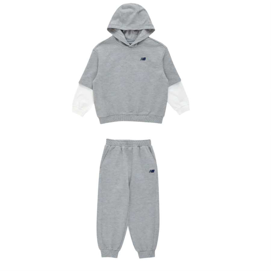 New Balance New Balance Casual Sportswear NBSC SS25 Gray Children Aged 3 7 Years Old