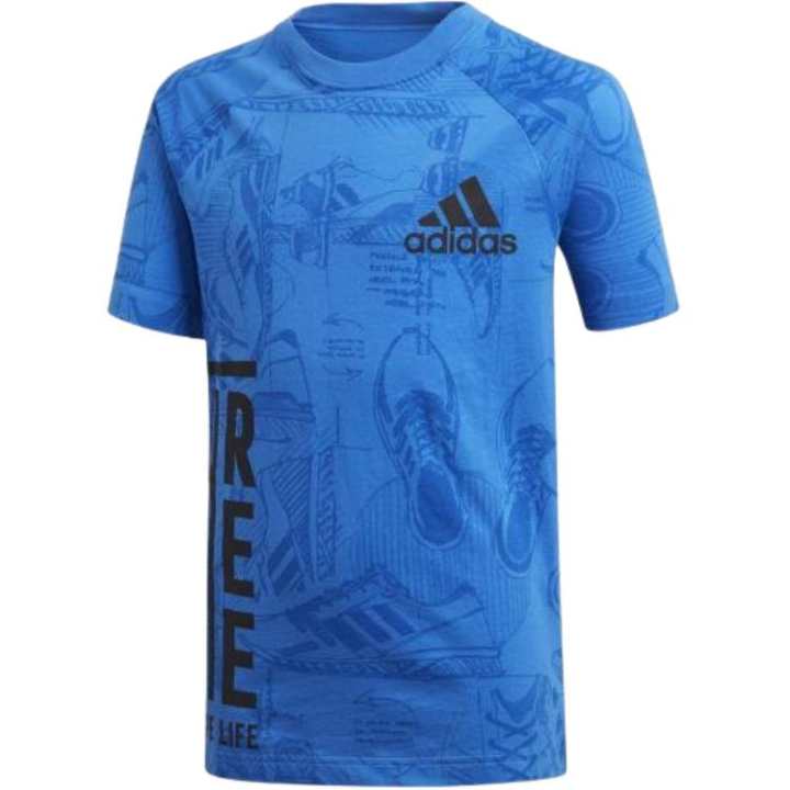 Adidas Adidas T Shirt Blue Children Aged 3 7 Years Old