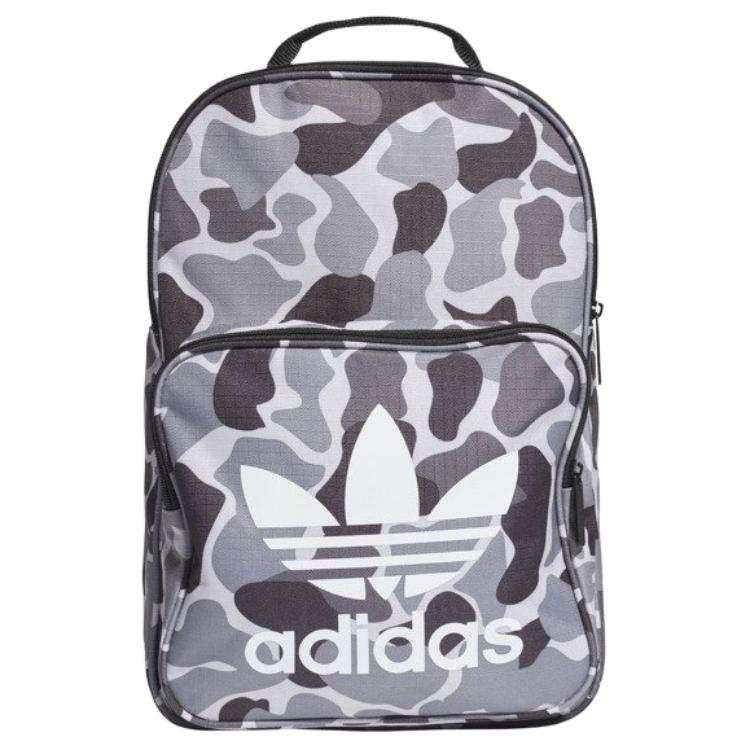 Adidas Originals Pattern Backpack Unisex Gray Black