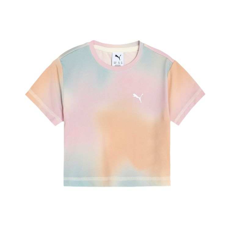 PUMA Train FavoriteAOP T Shirt Almond Candy 87 Teenagers