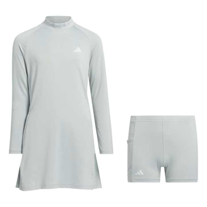 Adidas Adidas Kids Two Piece Skirt Sets Stand Collar Moderate Mid Length