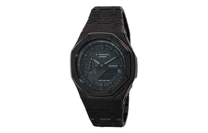 CASIO CASIO Custom Collection Electronic Movement Stainless Steel Strap Watch Men's Watches Black Dial