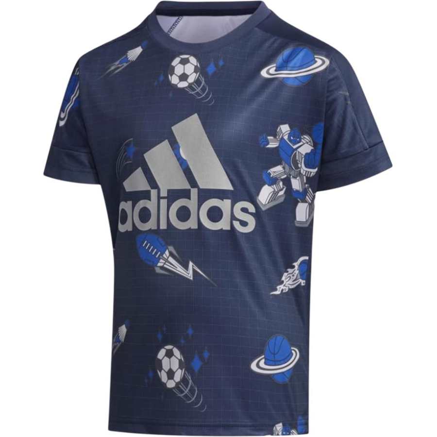 Adidas Adidas Kids T Shirts Crew Neck Moderate