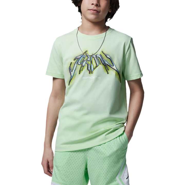 Jordan Jordan T Shirt Light Green Kids'