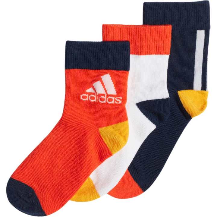 Adidas Adidas Socks 3 Pack Orange Kids'