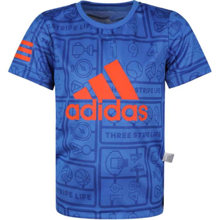 Adidas Adidas Grade School T Shirts Crew Neck Moderate
