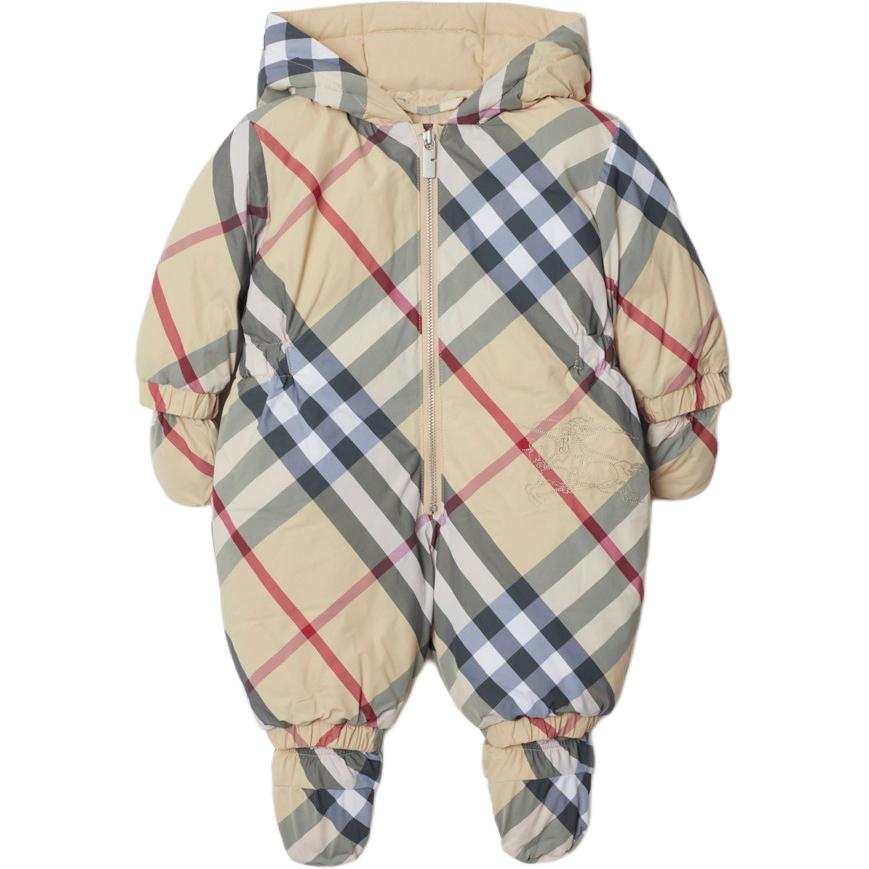 Burberry Jumpsuit Light Stone Infant And Toddler
