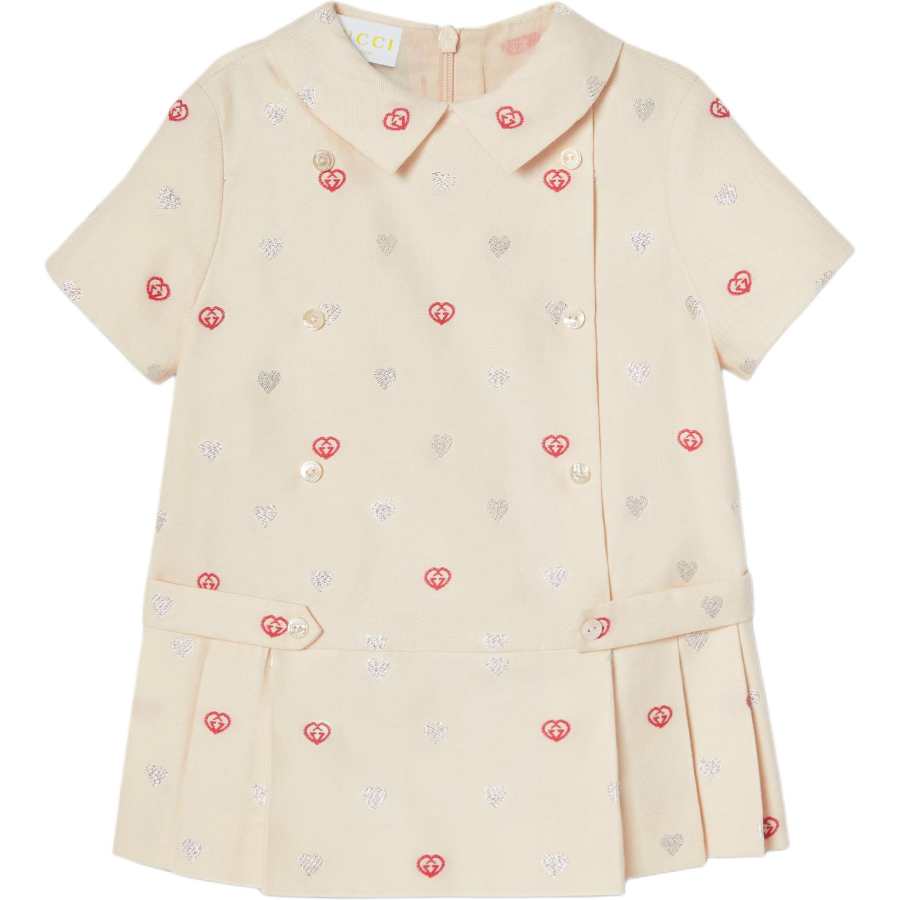 GUCCI Dress SS25 Beige Infant And Toddler