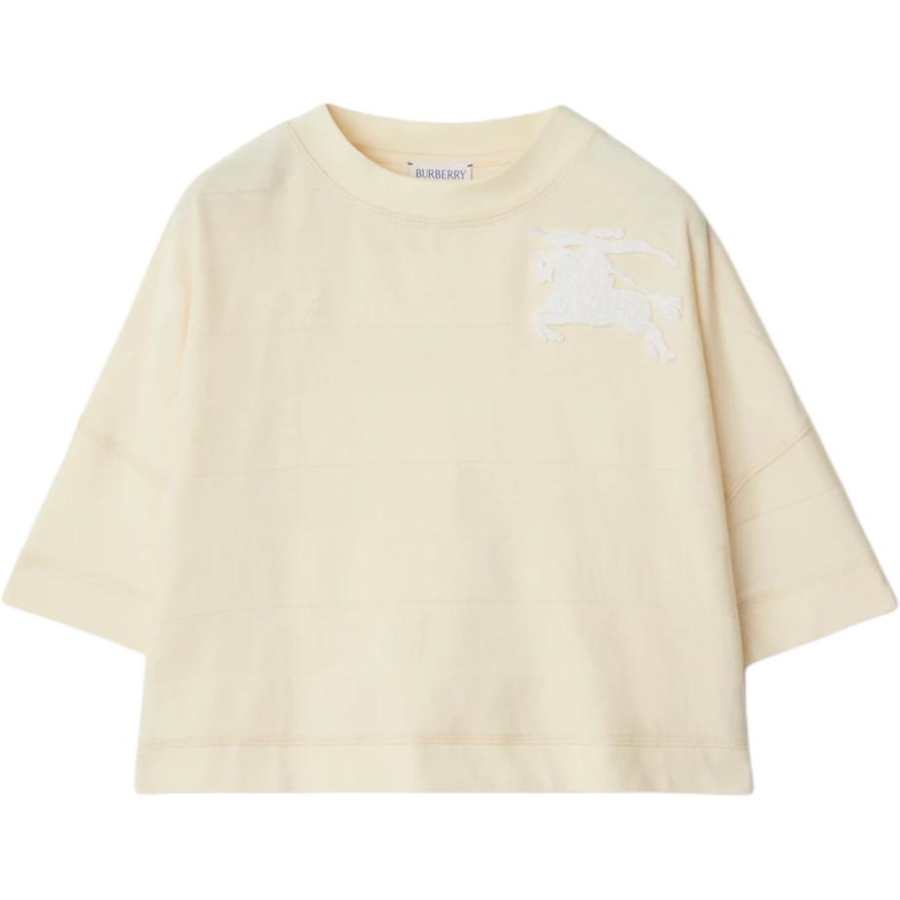 Burberry Kids T Shirts Crew Neck Moderate