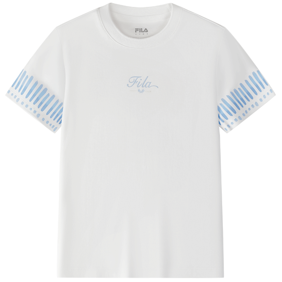 FILA KIDS T Shirt Jade White Teenagers
