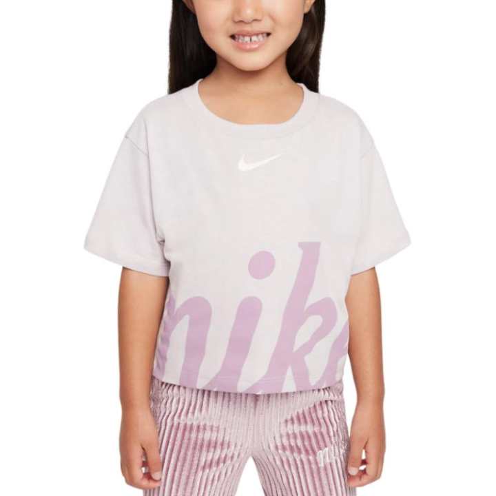 Nike Nike T Shirt Platinum Purple Kids'