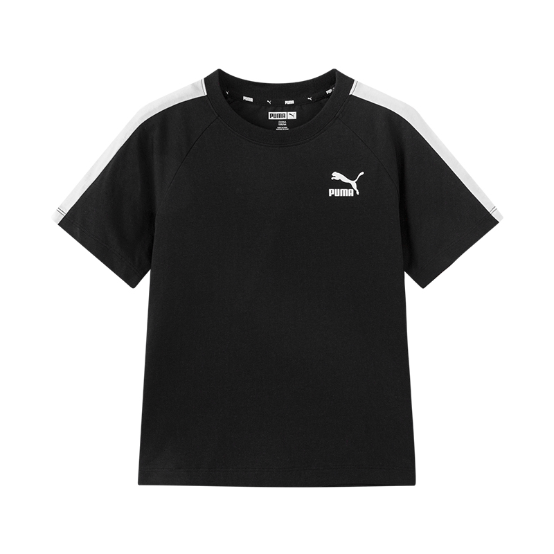 PUMA SportstyleT7 T Shirt Black Unisex