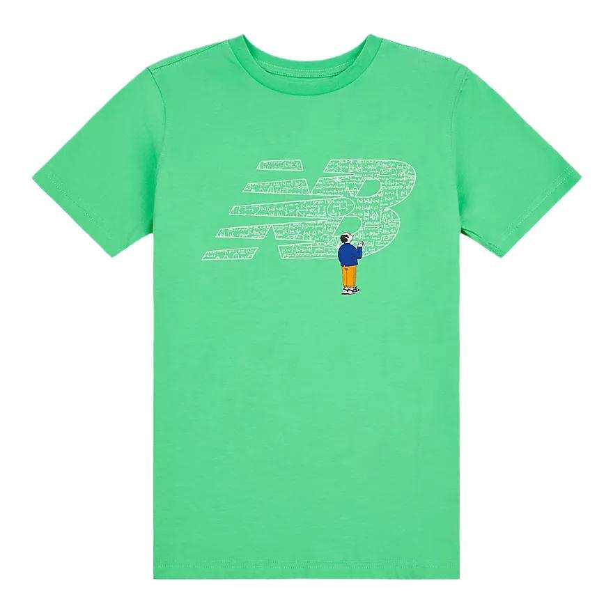 New Balance New Balance T Shirt Graphic Green Kids'