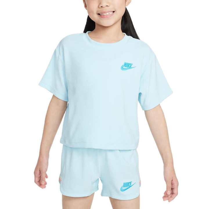 Nike Nike Casual Sportswear Set Cyan Children Aged 3 7 Years Old
