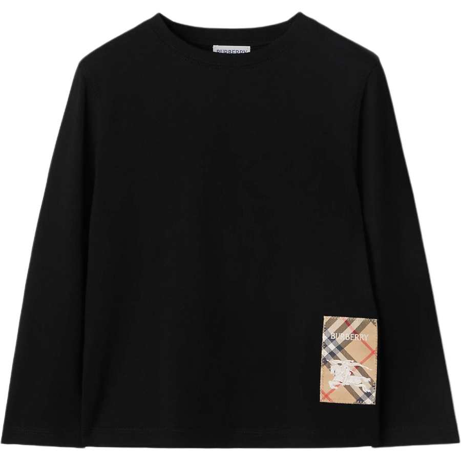 Burberry Kids T Shirts Crew Neck Moderate