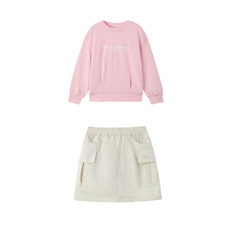 New Balance Teenagers New Balance Skirt Set Pink