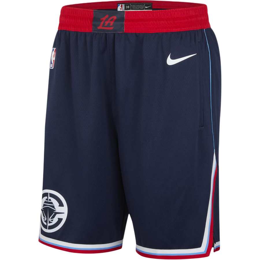 Nike Nike LA ClippersDRI FIT NBA FW24 2024/25 Swingman Icon Edition Shorts Teenagers Collegiate Marine Blue/White