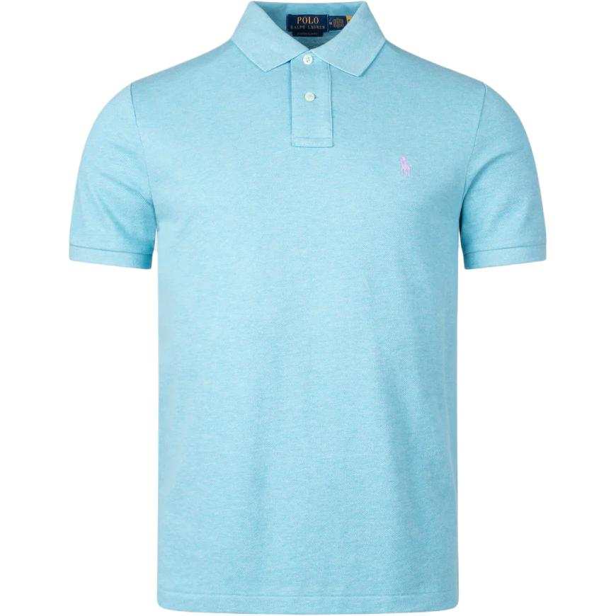 Polo Ralph Lauren Logo Embroidered Straight Hem Polo Shirt