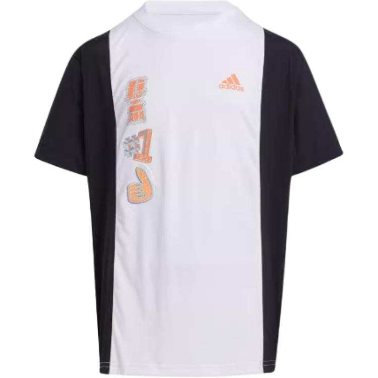 Adidas Adidas T Shirt Black White Teenagers