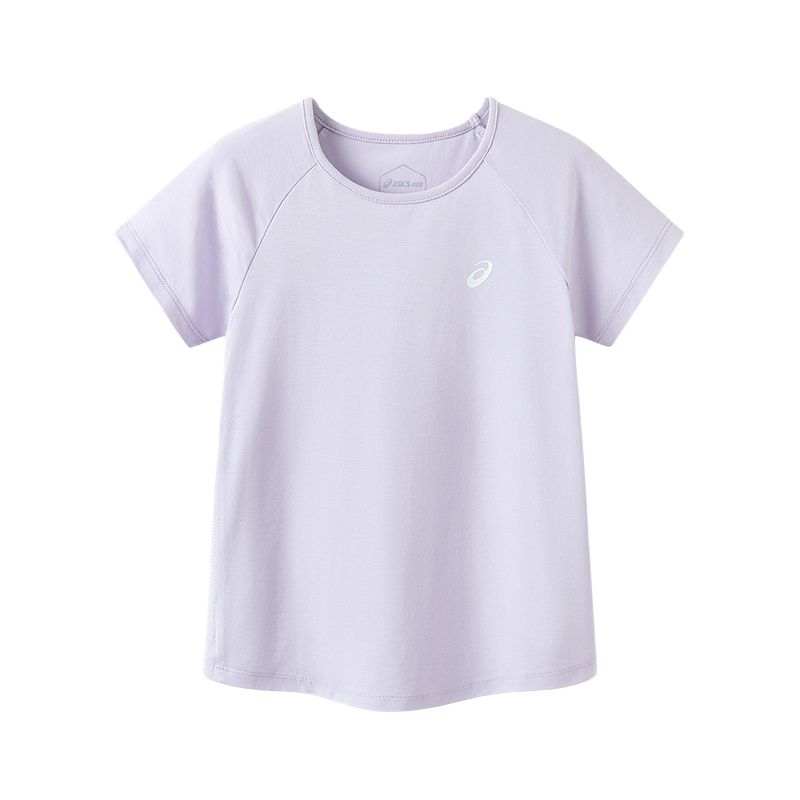 Asics T Shirt Sports Performance 6000 Purple Children Aged 3 7 Years Old