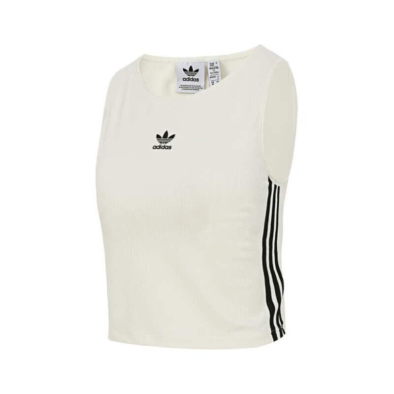 Adidas Originals 3 Stripes Sport Vests Women's White