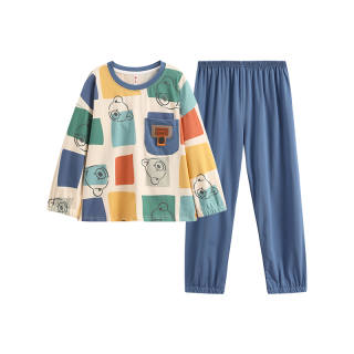 FENTENG Kids Loungewear Sets Crew Neck Moderate