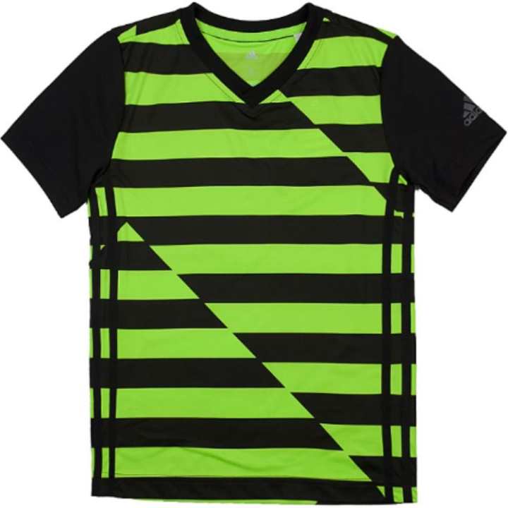 Adidas Adidas T Shirt Green/Black Teenagers