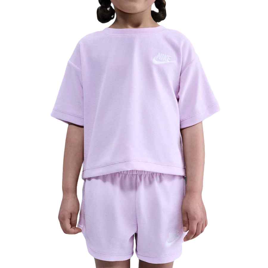 Nike Nike Casual Sportswear SS25 2 Piece Set Pink Children Aged 3 7 Years Old