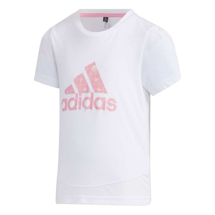 Adidas Adidas ESSENTIALSAEROREADY T Shirt White Children Aged 3 7 Years Old