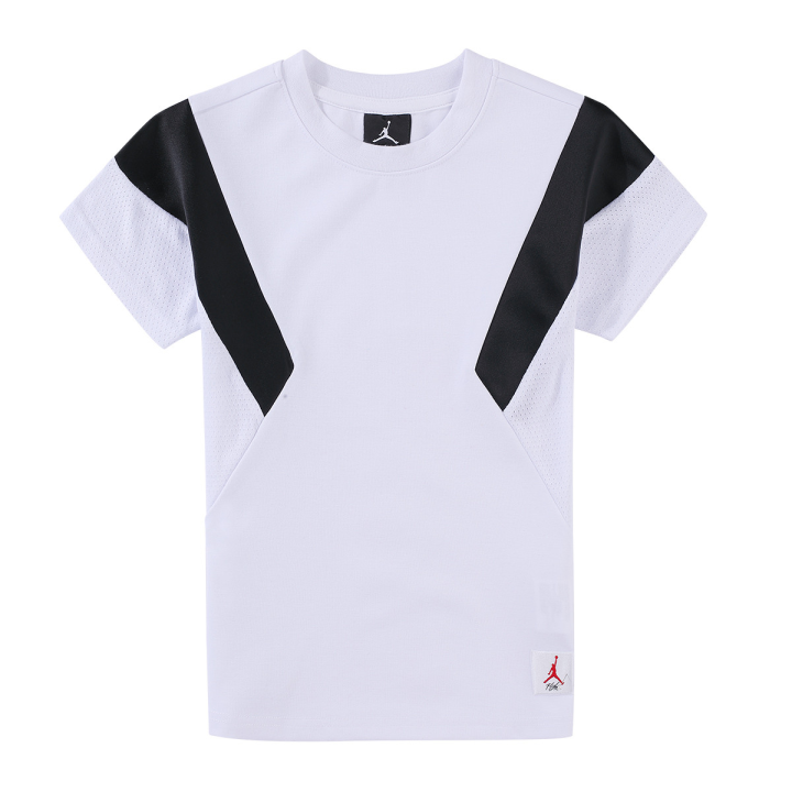 Jordan Jordan T Shirt Black/White Children Aged 3 7 Years Old