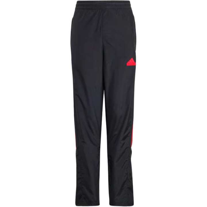 Adidas Adidas Full Length Pants Black/Bright Red Teenagers