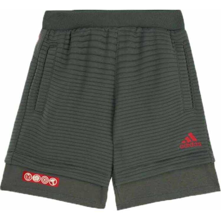 Adidas Adidas x MARVEL LK DY TA Shorts Children Aged 3 7 Years Old Bass Green