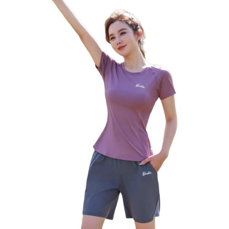 Barbie Fitness Set Women's Dusty Pink
