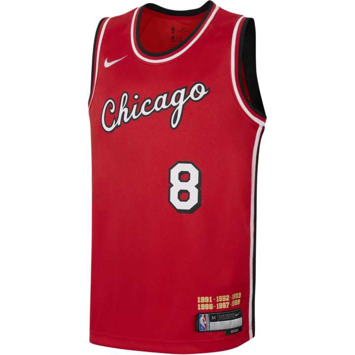 Nike Nike x NBA Kids' Basketball Jersey University Red Teenagers
