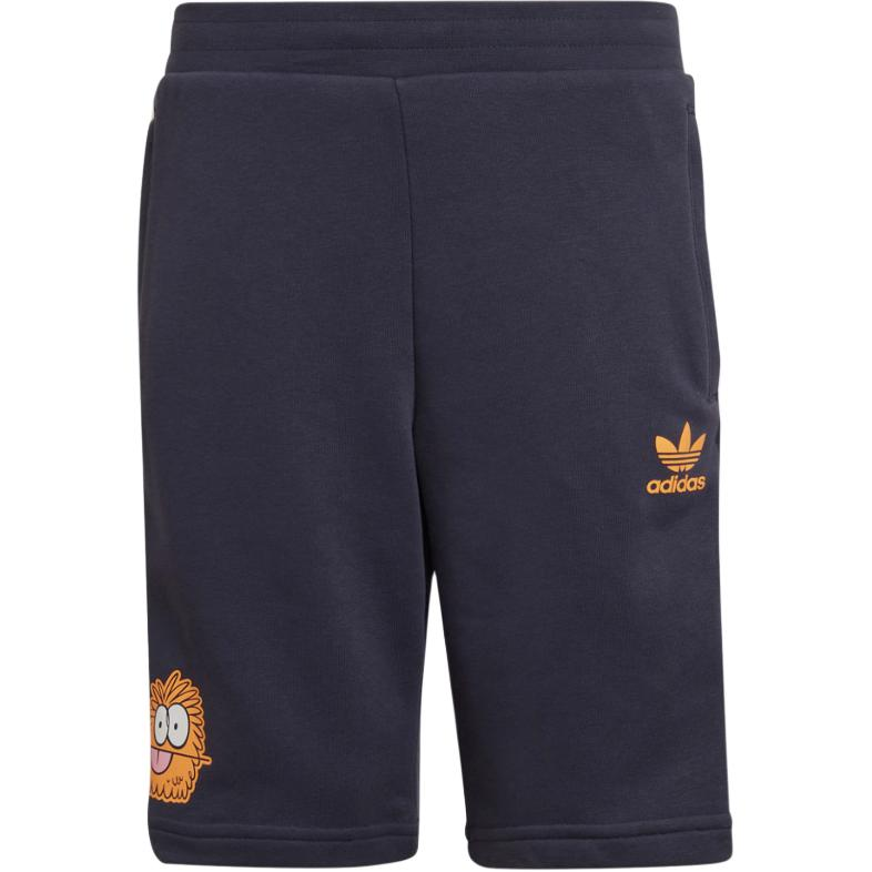 Adidas Originals x XIAOGUAISHOU,LIANMINGKUAN Shorts Teenagers Dark Gray & Navy Blue